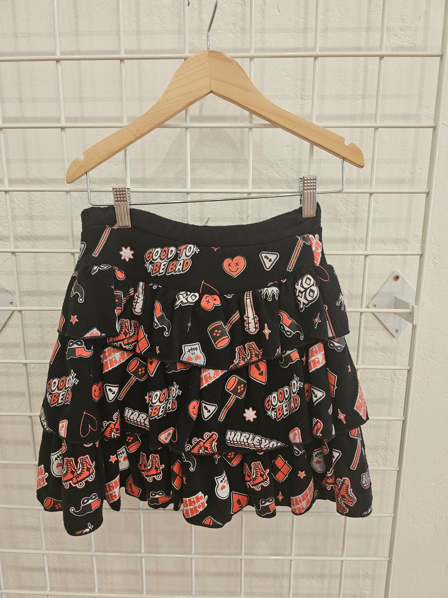 Harley Quinn Mini Skirt - Size 12