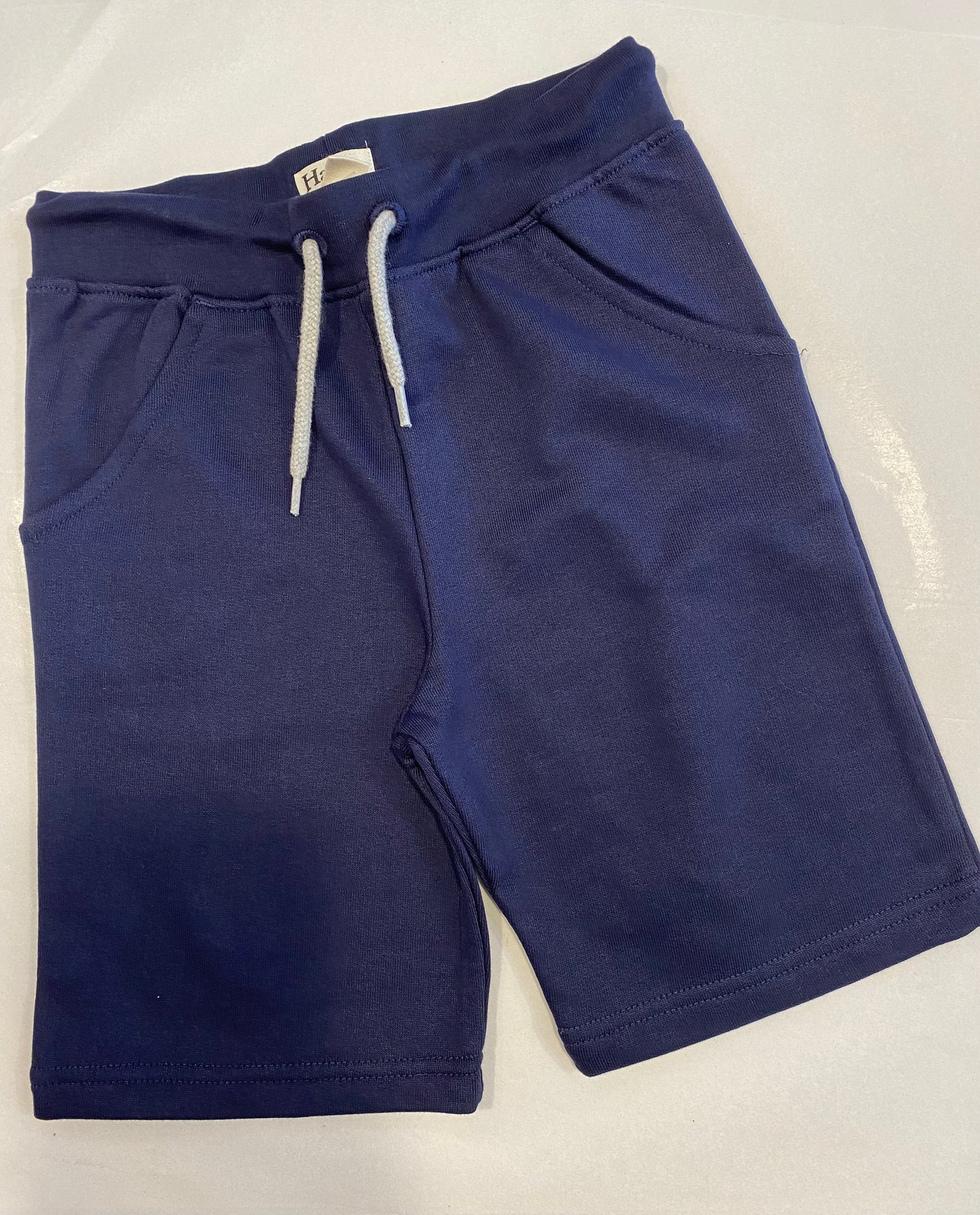 Navy Terry Shorts - Size 7